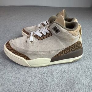 Air Jordan 3 Retro Palomino Hide n Sneak Kids Size 12C Orewood Brown DM0966-102
